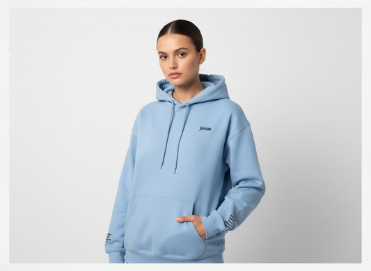 Jesus Hoodie | light blue